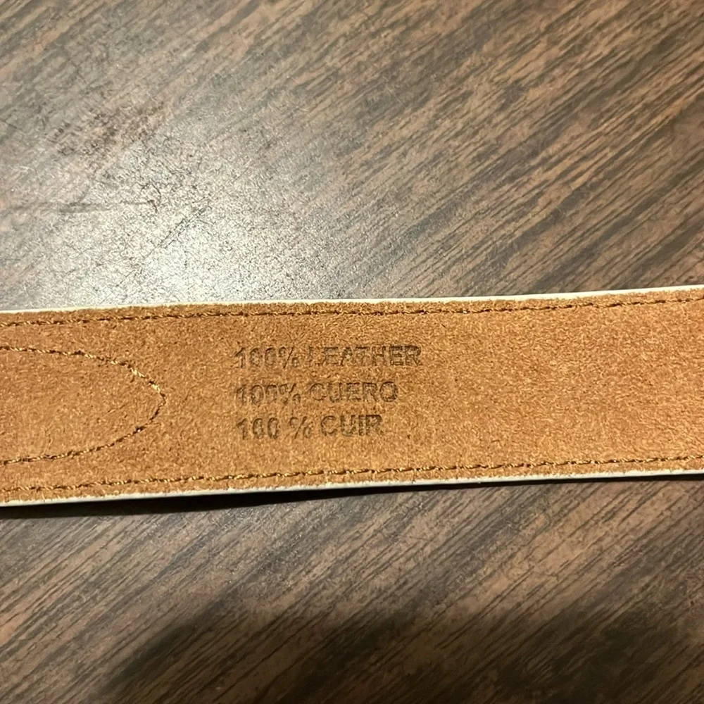 Urban Outfitters Small Leather Cassidy Beaded Western Belt